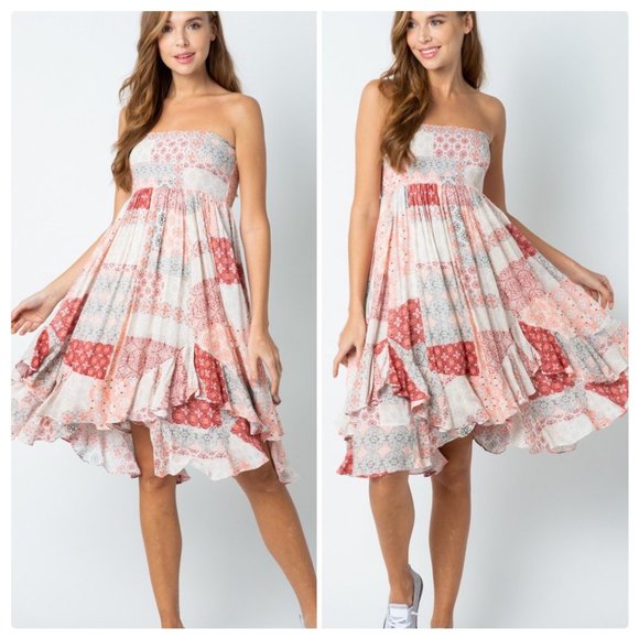 The Kris Bohemian Handkerchief Dress - Picture 7 of 16